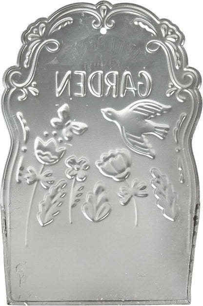 BIG FORTUNE Metal Wall Mount Planter Wall Vases for Flowers Shabby Chic Decor for Rustic Farmhouse Outdoor Decor (White)