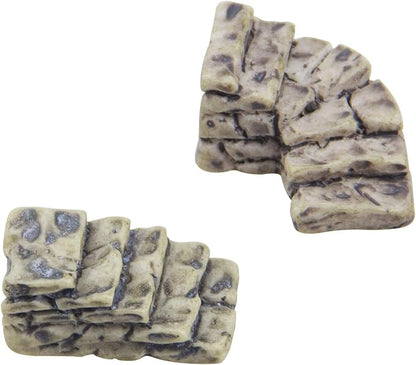 Miniature Fairy Garden Decoration Accessories Garden Sculptures Statues,Resin Plastic Simulation Decoration Step Yard Decor for Outside Gnomes Outdoor Decor for Patio