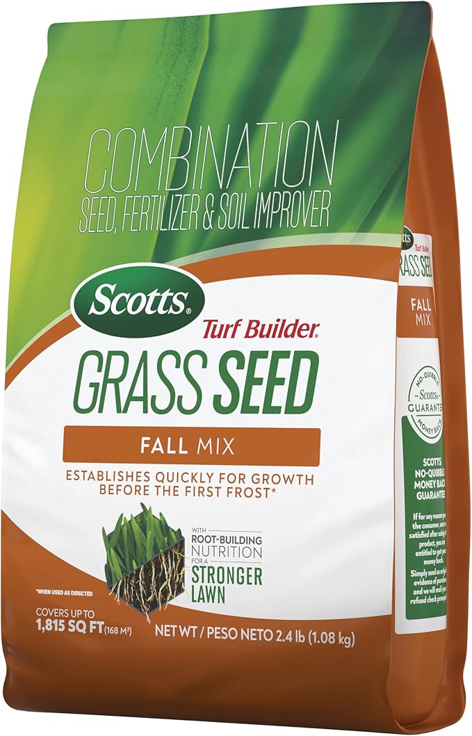 Scotts Turf Builder Grass Seed Fall Mix, 2.4 lbs.