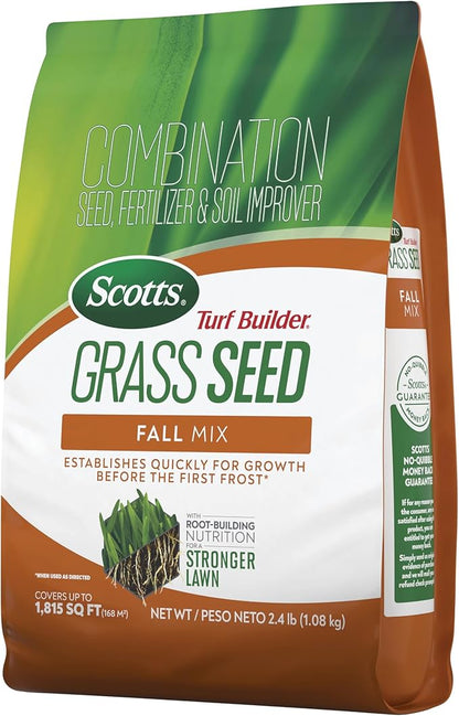 Scotts Turf Builder Grass Seed Fall Mix, 2.4 lbs.