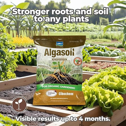 Granulated Seaweed Extract Stimulator - 5lb (80 oz) - Stronger Root Growth, Quick Visible Results, Ideal for Organic Crops, Apply Directly, Easy Aply.