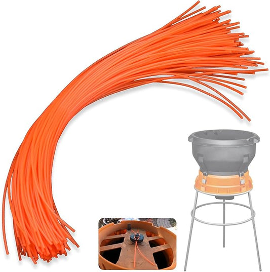 Braveboy 85 Pack WA0050 Flex-A-Line 13", Replacement Line Compatible with W-orx WG430 Electric Leaf Mulcher 50018961 for Wo-rx Leaf Mulcher Replacement Line - WG430 Leaf Mulcher Replacement Line