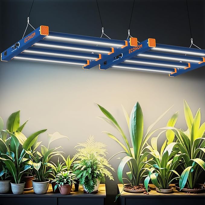 LED Grow Light, 320W Grow Lights for Indoor Plants, Full Spectrum Growing Light Plant Hanging Growing Lamps, Daisy Chain Dimmable Grow Lamp, Commercial for 3x3ft Coverage in Grow Tent