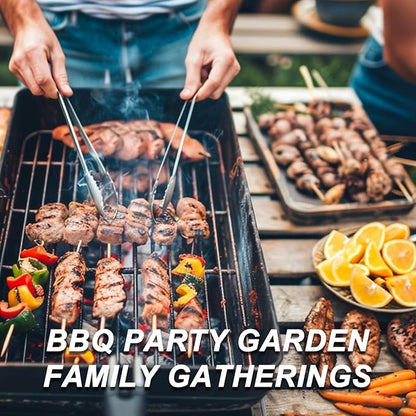 10 inch Natural Bamboo Skewers for Grilling，Chocolate Fountain，Kabob，Crafts，Barbecue，Flower Bouquet， Bouquet Wrapping Paper. Diameter=4mm. More Size Choices 6"/8"/10"/12"/36"(100 PCS)