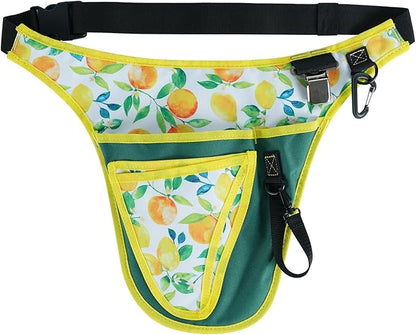 KUNN Garden Tool Belt for Women,Waist Pouch Apron with Pockets for Gardening,Florists
