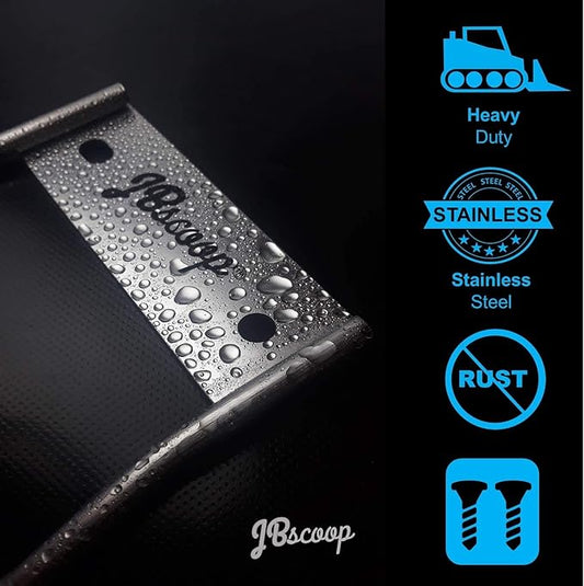 JBscoop Garden Hose Holder Stainless Steel Small Wall Mount Garden Hose Hook, Ideal for Water, Air, Hydraulic Hose, Ropes, Extension Cords Heavy Duty & Rust Proof, Size:6.3x7x6.3 Set of 1