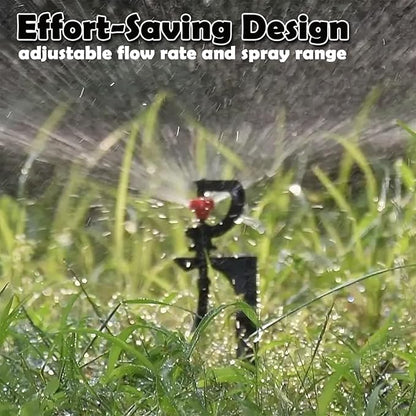 Milltrip 20pcs G Type 360 Degree Drip Irrigation Sprinkler Heads Adjustable Irrigation Drippers Sprinklers Garden Irrigation System Accessory for Garden Lawn Watering System