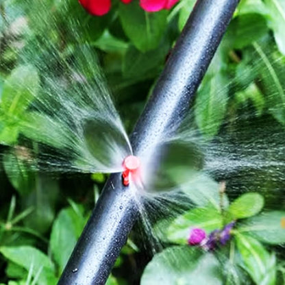 RONYOUNG 210PCS 360 Degree Misting Nozzle Irrigation, Sprinklers Sprayer for Garden Irrigation System, Micro Sprayer Refraction Automizing Drippers