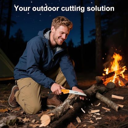 Folding Hand Saw for Tree Trimming, Gardening & Camping, Heavy Duty Pruning Saw for Branch Cutting, Outdoor Hiking Survival Tool, Compact and Lightweight Handsaw