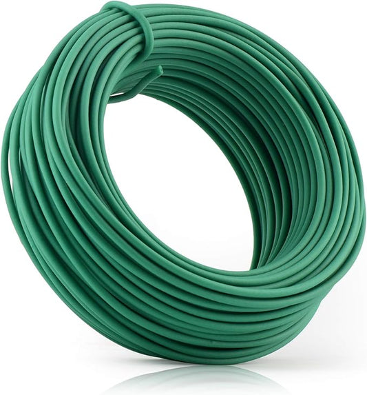 YDSL 66 Feet Soft Plant Tie, Green Twist Garden Ties for Plants, Office Organization and Home(Diameter - 2.5MM)