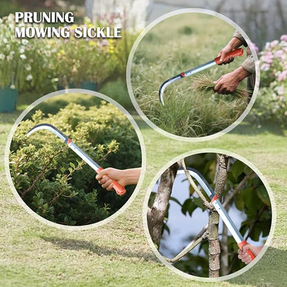 Japanese Weeder, Garden Tools, Scythe, Manual Mowing, Trimming Lawn - 22.83"