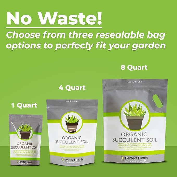 Succulent & Cactus Soil Mix by Perfect Plants (8QTS)