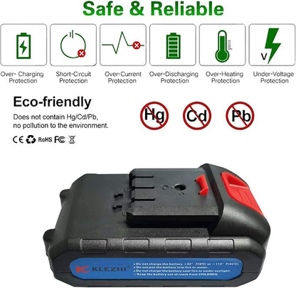 Professional Cordless Electric Pruning Shears with 2 PCS Backup Rechargeable 2Ah Lithium Battery Powered Tree Branch Pruner, 30mm (1.2 Inch) Cutting Diameter, 6-8 Working Hours