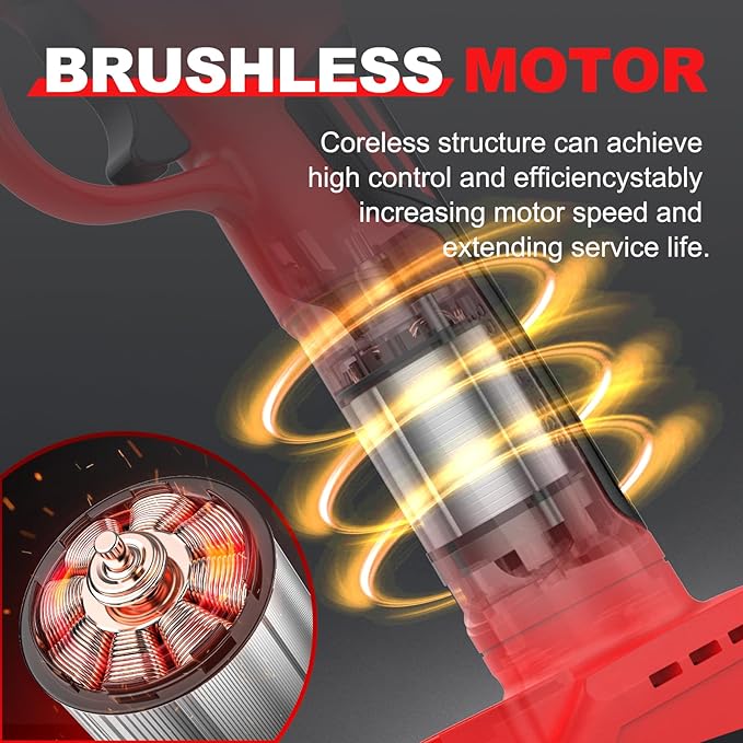 NAWIN Electric Pruning Shears, 40mm 1.6'' Cutting Diameter Professional Cordless Electric Pruner for Tree Trimming Branch Cutter, With 2pcs 2.0Ah Batteries, Brushless Motor, Electric Garden Shears