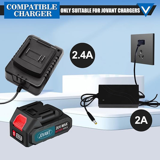 20V 4.0Ah Lithium Battery, Cordless Tools Compatible with Electric Pruning Shears,Rechargeable Li-ion Battery for Pruning Shears &Nail Gun（2-Packs）(Charger Not Included)