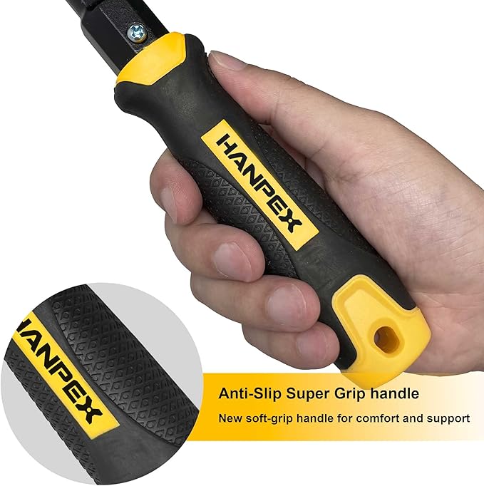 Mini Japanese Double Edge Pull Hand Saw 7" - SK5 Flush Cut Woodworking With Flexible Blade - 14 TPI / 17 TPI