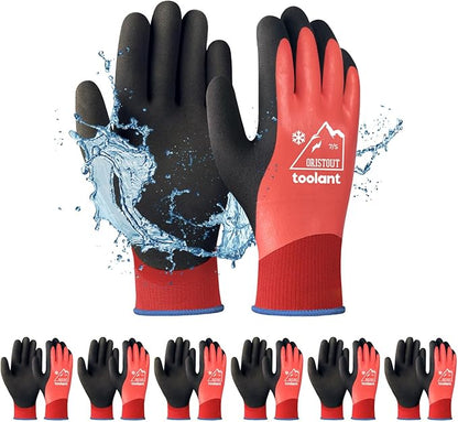 Waterproof Winter Work Gloves for Men and Women, Touchscreen, Freezer Gloves, Thermal Insulated, for Cold Weather