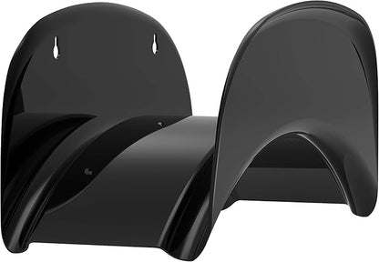 Gardzen Heavy Duty Hose Hanger Wall Mount, Hose Holder, Hook, Rack, Support for Outside, Black