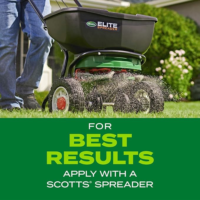 Scotts Turf Builder Rapid Grass Sun and Shade Mix, Combination Grass Seed and Fertilizer, Grows Green Grass in Just Weeks, 16 lbs.