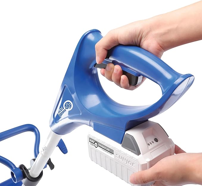 Snow Joe 24V Cordless Electric Shovel Kit w/ 5Ah Battery & Charger, 11″ Clearing Width, 400W Motor – Portable, Lightweight, Heavy-Duty Ice Removal for Deck, Patio, Driveway & Sidewalk, 24V-SS11-XR