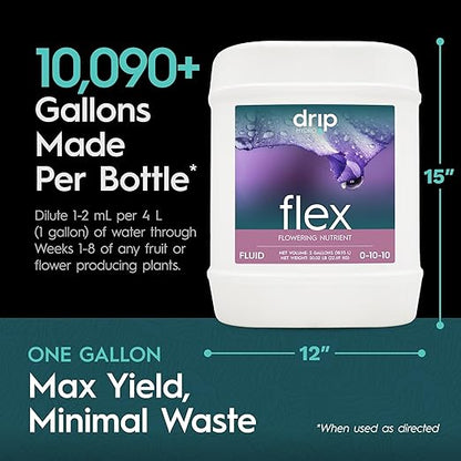 Flex PK-Booster 5 Gallon | High-Concentration Phosphorus & Potassium Supplement with Chelated Micronutrients for Enhanced Flowering
