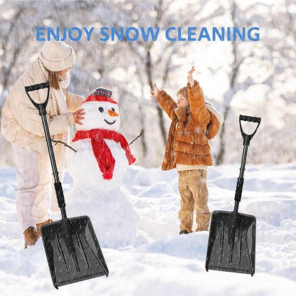 Snow Shovel, Detachable Digging Snow Shovel with D-Grip Handle Durable Beach Snow Shovels for Outdoor Yard Garden Activities