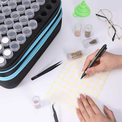 240 Slots Seed Storage Organizer Sturdy Seed Organizer Storage Box Containers Label Stickers Funnel Straight Curved Tip Tweezers for Vegetable Plants Garden