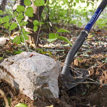 Shovel,Shovels for Digging Heavy Duty with Fiberglass Handle,Spade Shovel for Gardening Trenching Planting Transferring,57 inches,Blue