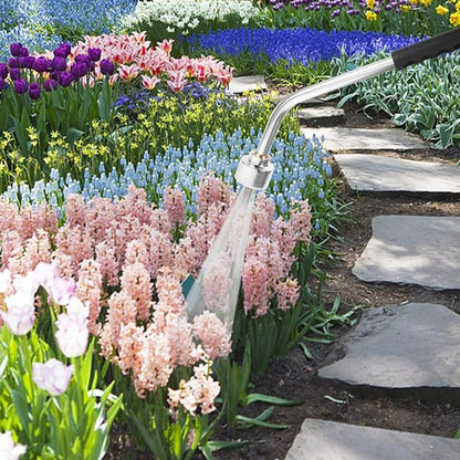 DOITOOL Watering Wand Heavy Duty, Metal Garden Hose Wand 18 Inches Long Hose Nozzle Sprayer with Flow Control for Watering Hanging Baskets and Shrubs (400 Holes)