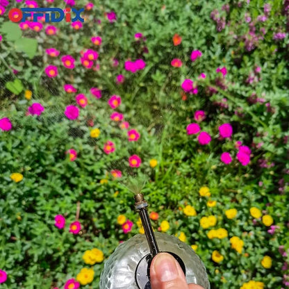 OFFIDIX Plant Mister, 300ML Vintage Glass Spray Bottle with Plastic Top Pump, Small Decorative Spritzer Watering Can for Indoor Outdoor House Plants (Transparent)