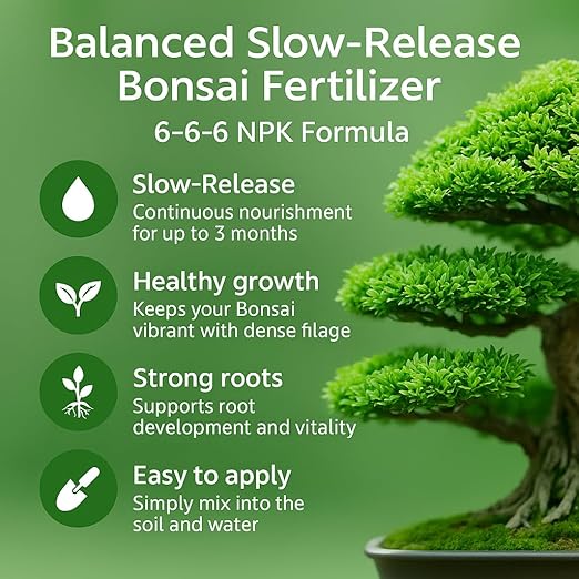 𝐁𝐄𝐒𝐓𝐒𝐄𝐋𝐋𝐄𝐑 Bonsai Fertilizer Pellets – Slow-Release Bonsai Tree Fertilizer & Food for Compact Growth, Dense Branching & Healthy Roots | Ideal for All Bonsai & Money Trees - 3 QUARTS