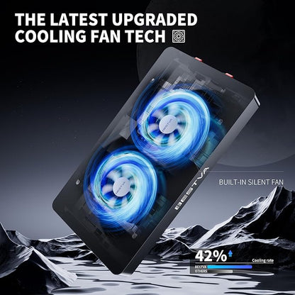 BESTVA DC2000 LED Grow Light, Full Spectrum Grow Lights for Indoor Plants with Veg & Bloom Switches, Quiet Cooling Fan, for Seedling Veg Bloom All Growth Stages