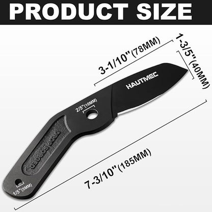 HAUTMEC Replacement Blade for Telescopic Anvil Loppers HT0149, CR-V Steel, Low-Friction Teflon Coating, HT0460