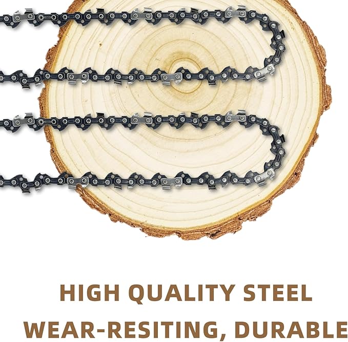 2 Pack Chainsaw Chain Bar Length 24 Inch .050" Gauge 3/8" Pitch 84 Drive Links, Replacement Chains Fit for Husqvarna 460, 460 Rancher, Stihl MS 260, Echo, Poulan, Makita (Chain Length 30.6")