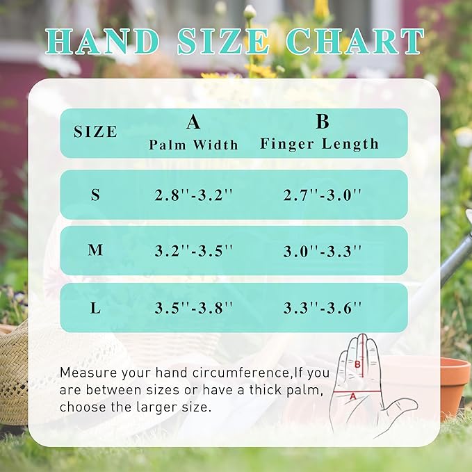 HANDLANDY Long Gardening Gloves for Men Women, Thorn Proof Rose Pruning Leather Garden Yard Gauntlet Glove, Gardening Gifts