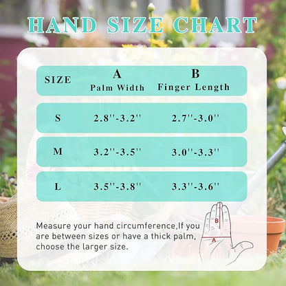 HANDLANDY Long Gardening Gloves for Men Women, Thorn Proof Rose Pruning Leather Garden Yard Gauntlet Glove, Gardening Gifts