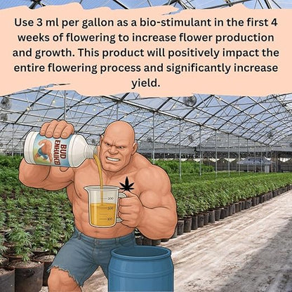 Bud Enhancer - Hydroponic Flower Booster - Flower Enhancer - Increase Bud Size and Quantity - Blooming Fertilizer - Hydroponic Blooming Fertilizer - Bud Booster - Flower Promoter.
