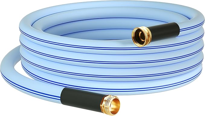 Atlantic Heavy Duty Garden Hose 15 ft x 5/8 Inch Blue, Short Connection Leader Hose (15 Feet)