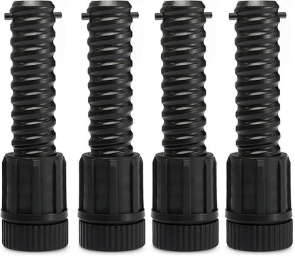 Camp Stove Leg Levelers Adjustable, Accessories for Camp Chef Explorer Stoves, Fit for Outdoor Camping Stove with 1.25" Diameter Round Legs, 4 Pcs Black