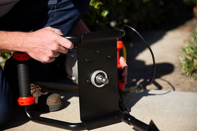 XtremepowerUS 1500W Electric Post Hole Digger Earth Auger Dig Hole Fence Post Hole Digging, Tree Planting with 6" Digging Auger Bit Set, 3/4" Shaft