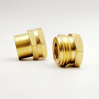 (Pack of 4)3/4'' GHT Female Male to 1/2'' FIP IPS Female Water Pump Garden Hose Tap Adapters with Washer Gasket for Home RV Camper Sprayer Irrigation Marine Boat Sprinkler Faucet