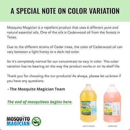 Mosquito Magician Ready to Use Liquid Solution – Kills Mosquitoes, Fleas & Fire Ants – Use with Mosquito Foggers, Sprayers & Misting Systems – Pet & Yard Safe for Lawns, Patios, Outdoors, 2 Gallon