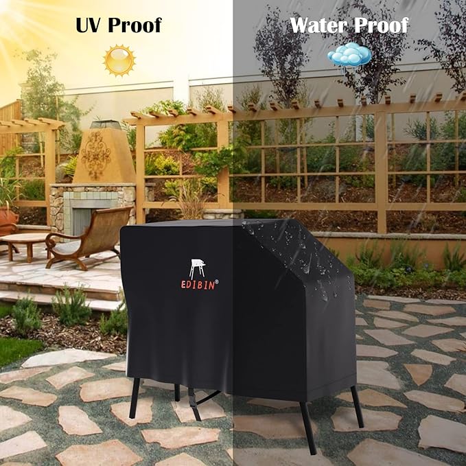 22 inch Griddle Cover for Blackstone 22 inch 17 inch Griddle with Hood and Stand, Grill Cover Exclusively Fits for Blackstone 22” Grill with Hood, 600D Heavy Duty Weather Resistant