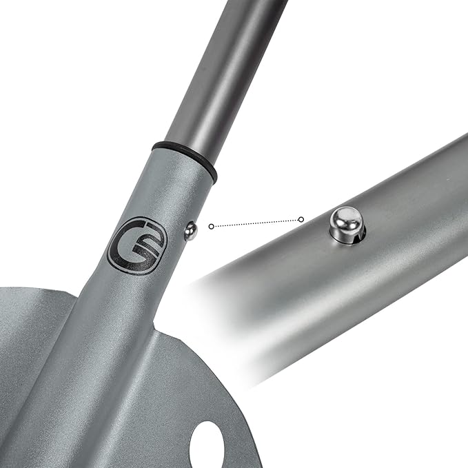 G2 Backcountry Lightweight Telescopic Avalanche Snow Shovel, Storage Down to 13 inch, Durable Aluminum Alloy Material, ABS Anti-Slip Proof Handle, Compact Storage Size (Grey)