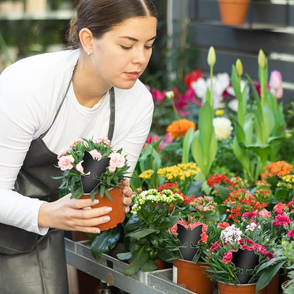 Fruit Fly Traps, 100 Pack Black Sticky Traps, Fungus Gnat Traps, Plant Fly Stickers for Indoor and Outdoor Use Protect The Plant