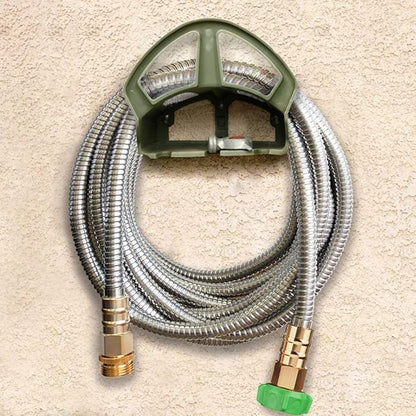 BEAULIFE 304 Stainless Steel Metal Garden Hose 75 Feet with Brass Garden Hose Nozzle Flexible, Portable & Lightweight Kink Free Garden Water Outdoor Hose