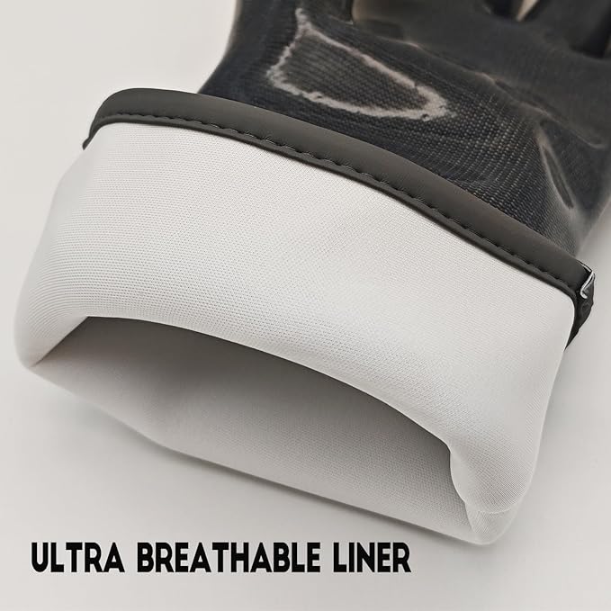 DEYAN Silicone BBQ & Oven Gloves - Food Grade, Heat Resistant Waterproof & Oil Proof Gloves for Grilling, Baking, Frying, Cooking - Long Sleeve & Non-Slip Grip, 1 Pair(Black, 10/XL)