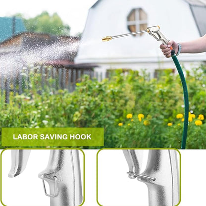 Garden Hose Nozzle Sprayer High Pressure Garden Hose Nozzle Heavy Duty Water Sprayer for Garden Spray Patio Outdoor Washer Pet Shower Car Wash attachment