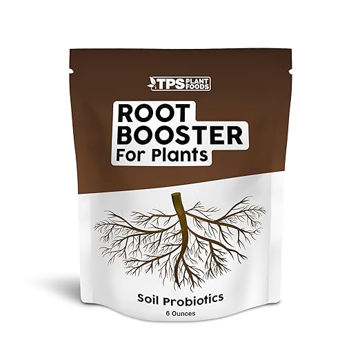 TPS NUTRIENTS Root Booster for Plants, Soil Probiotics Including Bacteria, Mycos, and Trichoderma for Transplanting and Established Plants (6 Ounces)