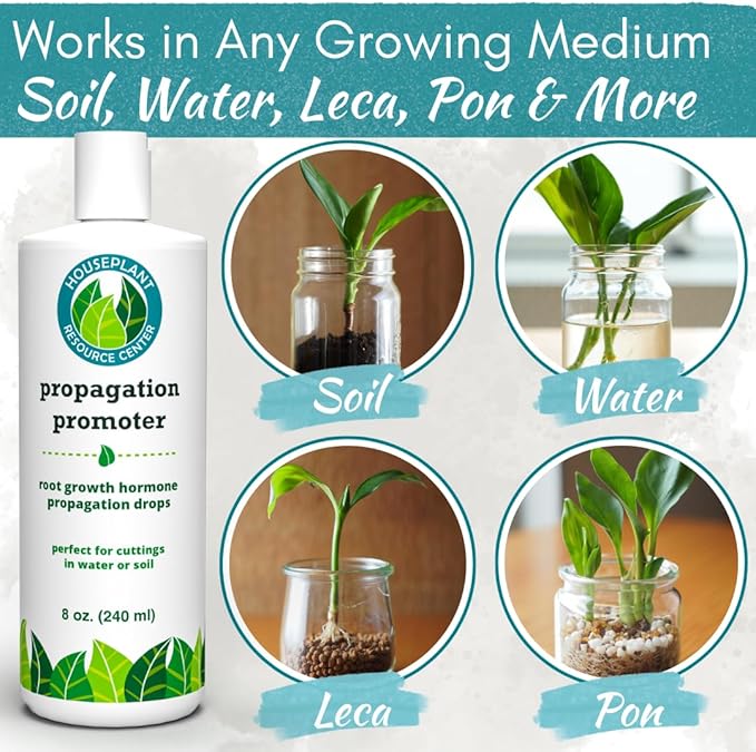 Houseplant Prop Drops - Propagation Promoter & Root Growth Hormone | Root Stimulator for Cuttings | Supports Stronger, Healthier Plants | Easy-to-Use Liquid Formula for Water & Soil Propagation | 8oz